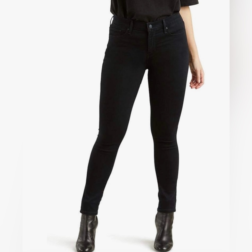 Levi’s black 311 shaping skinny jeans, size 29